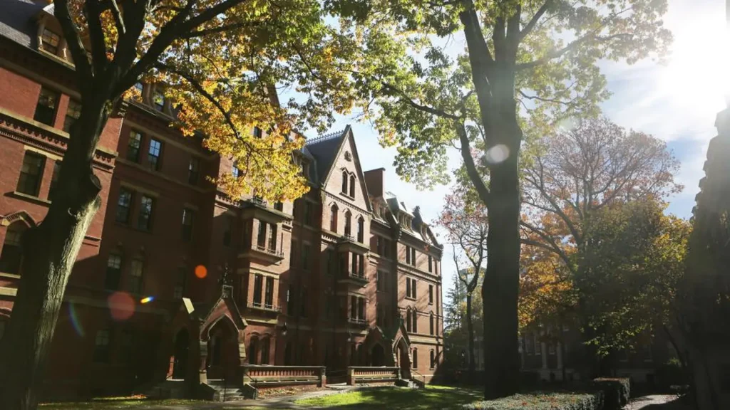 University campus building on a bright day